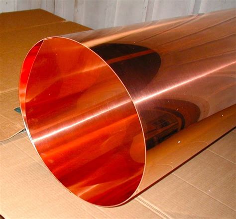 22 guage copper sheet metal|rolls of copper sheeting.